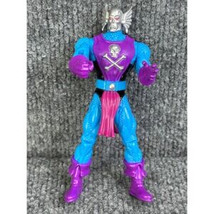 1995 Toy Biz Marvel Baron Zemo Action Figure Villain Purple Armor Vintage Collec